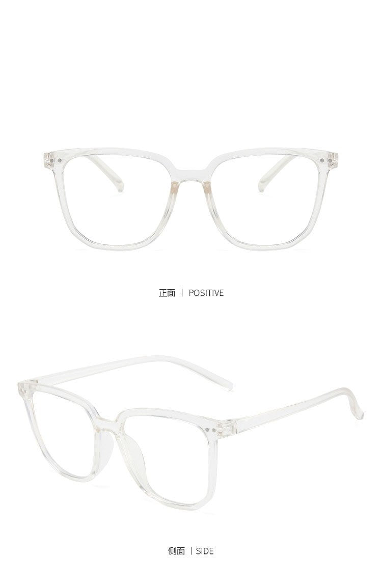 Bluelight Anti blåljus datorglasögon - Transparenta moderiktiga