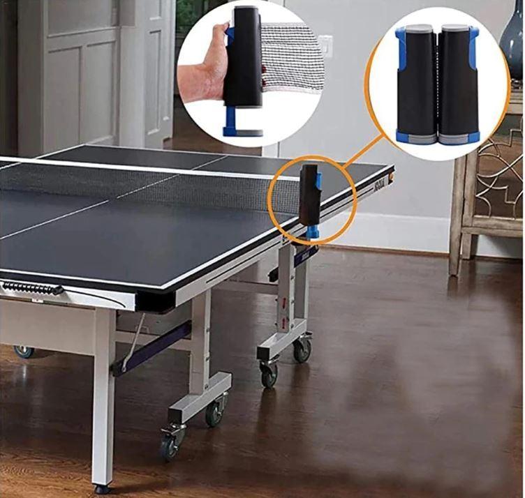 Pingisset - nät, 4st rackets och 6 bollar