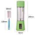 Portabel USB Blender 6 blads 380ml - Grön