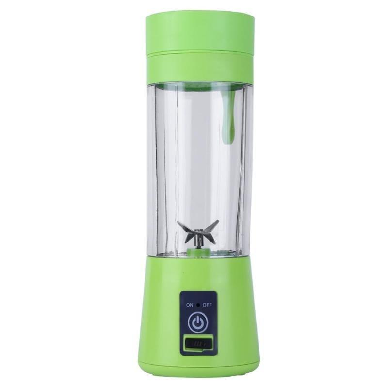 Portabel USB Blender 6 blads 380ml - Grön