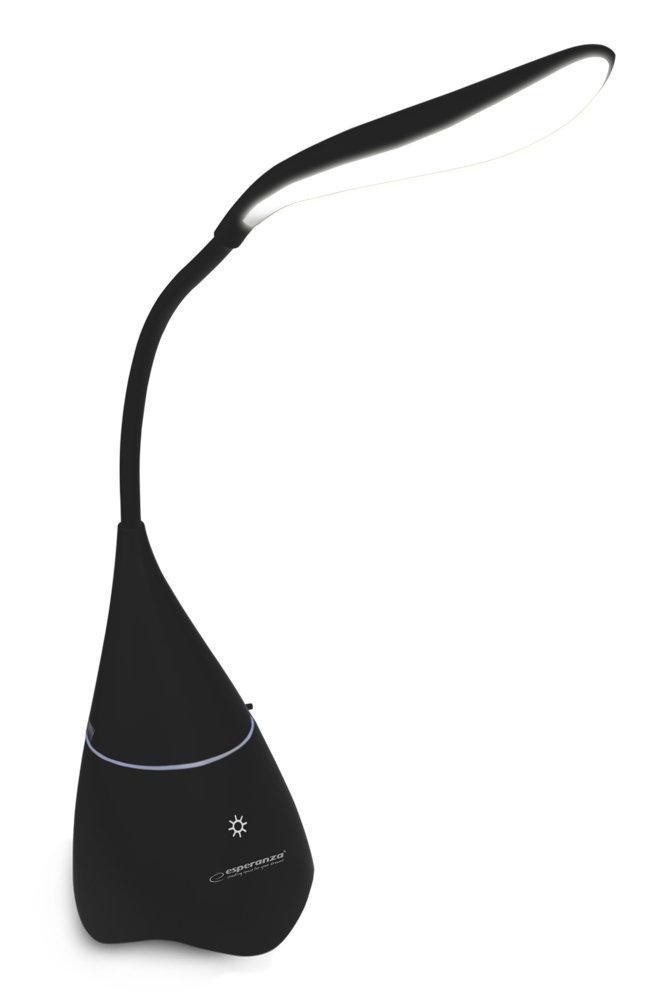 Bluetooth skrivbordslampa med högtalare - Vit eller Svart