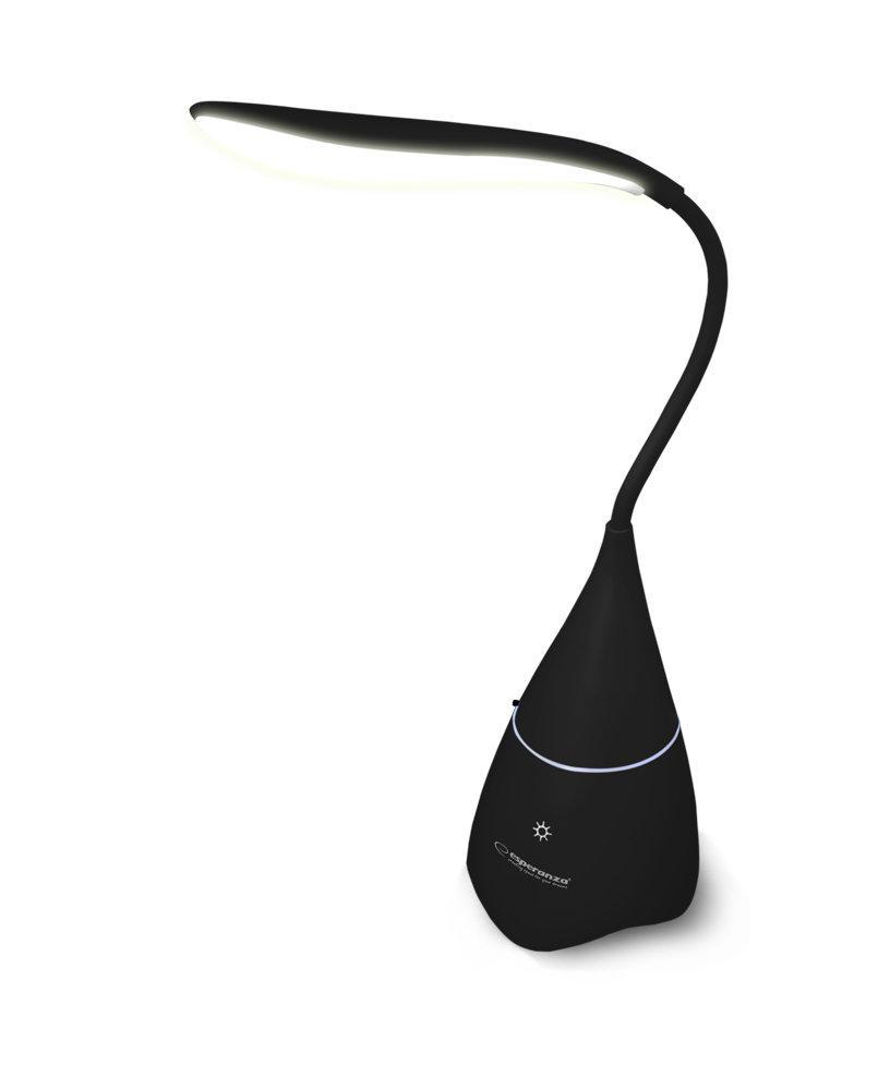 Bluetooth skrivbordslampa med högtalare - Vit eller Svart