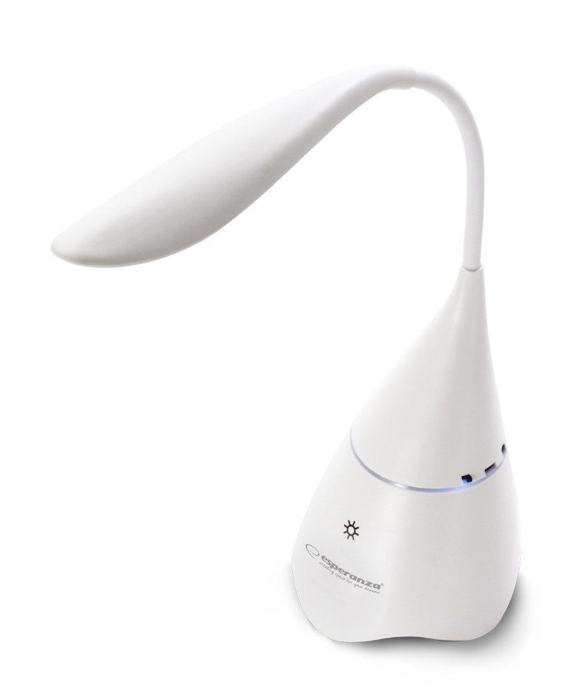 Bluetooth skrivbordslampa med högtalare - Vit eller Svart