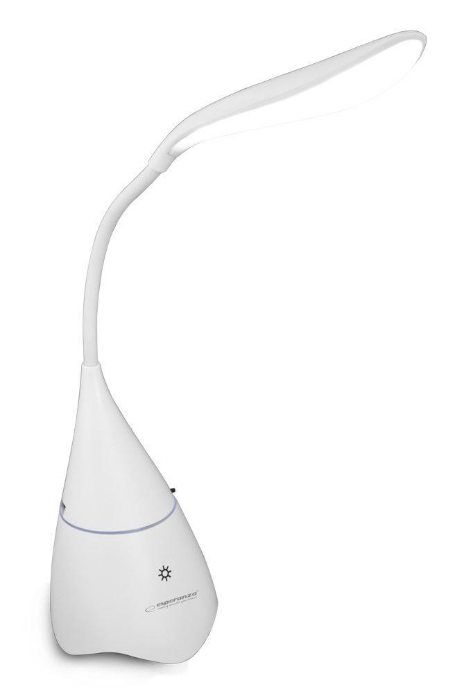 Bluetooth skrivbordslampa med högtalare - Vit eller Svart
