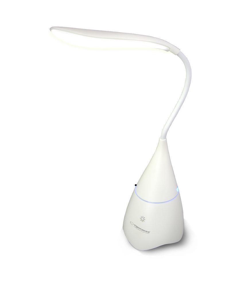Bluetooth skrivbordslampa med högtalare - Vit eller Svart