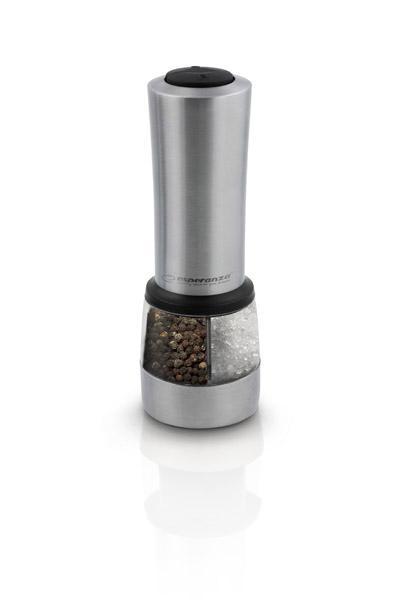 Pepparkvarn och saltkvarn i ett. LED Batteridriven EKP004