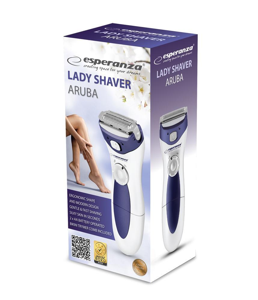 Lady shaver / Rakapparat för damer ARUBA Vit/Blå EBG003B