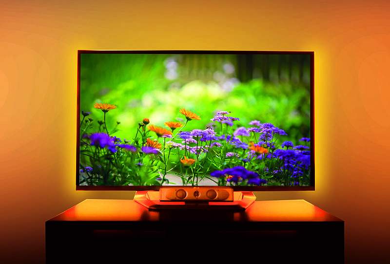 dPlaze DeLuxa LED kit för TV - 4x50cm LED strip USB DPLEDTV50