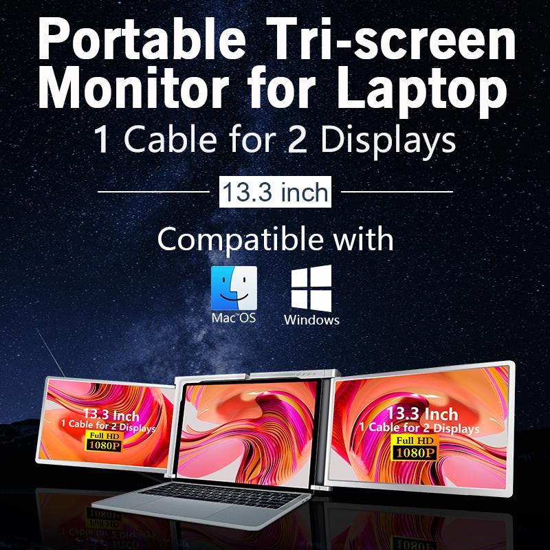 AD Tri-Screen S300 portable monitor 13,3"