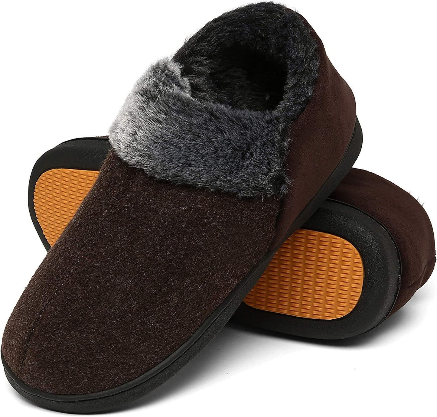 94 Inneskor / Innetofflor - Mörkbruna storlek 38-47