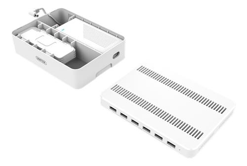 UNITEK USB Ladd station för upp till 6 st Smartphone/Tablets