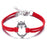 Armband med symbolen "Uggla" i silver - Flera färger