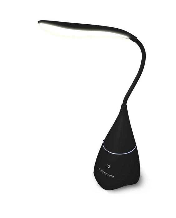 Bluetooth skrivbordslampa med högtalare  - Vit eller Svart