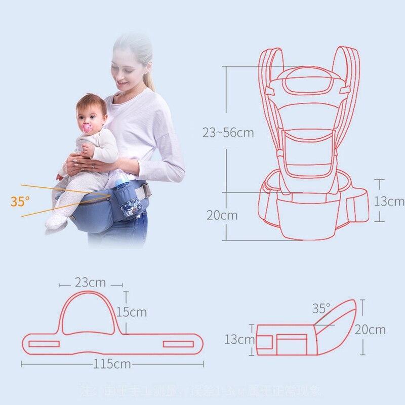 Bärsele / Baby Carrier ljusblå