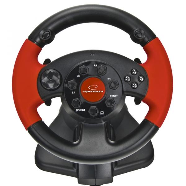 GAMING STEERING WHEEL PC/PSX/PS2/PS3 USB HIGH OCTANE