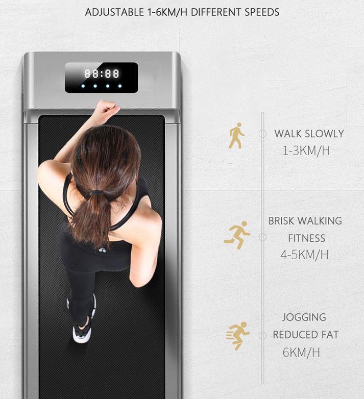 Gåband för höj och sänkbart bord - GRÅ eller ROSA