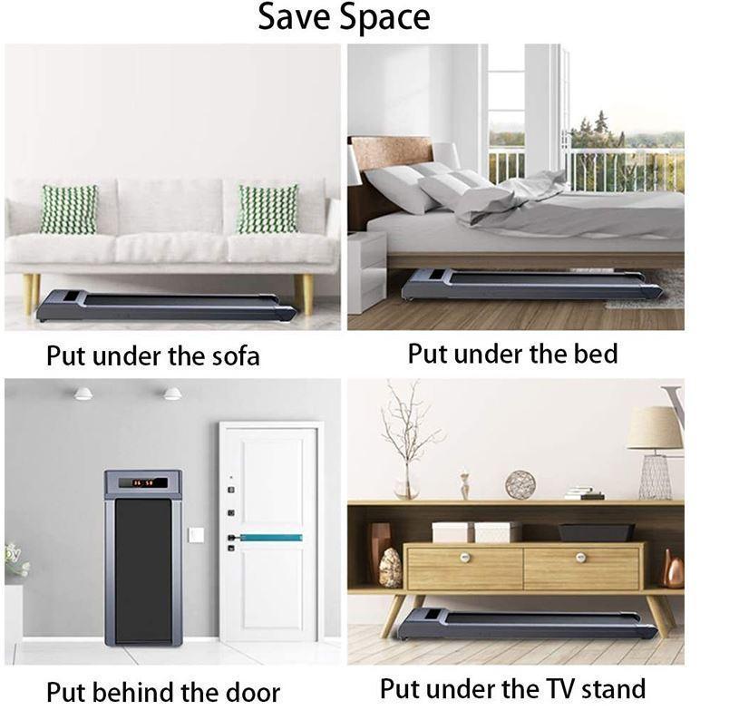 Gåband för höj och sänkbart bord - Rosa