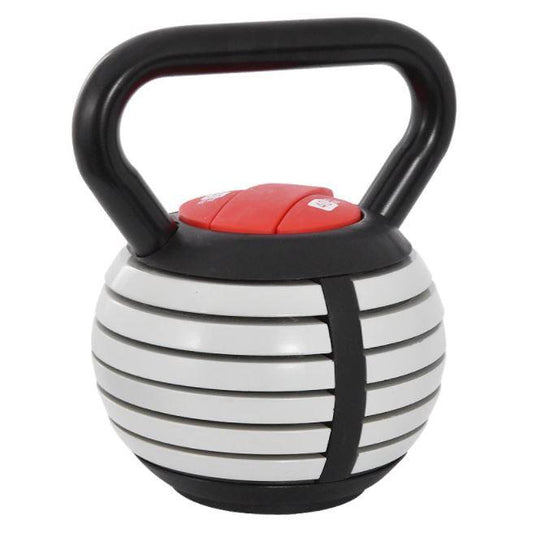 Kettlebell 18kg Justerbar Grå