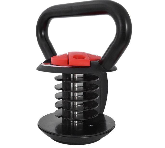 Kettlebell 18kg Justerbar Grå