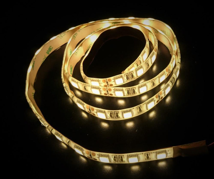 LED list 1m kall och varm vit med fjärrkontroll 2-pack