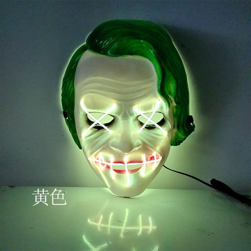 LED Mask 10 pack inkl batterier - halloween