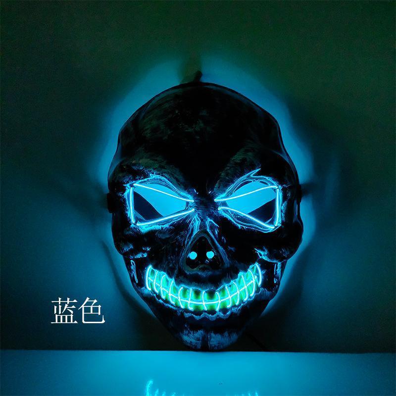 LED Mask 2 pack inkl batterier - halloween