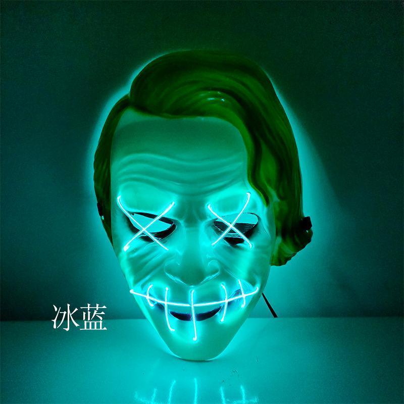 LED Mask 2 pack inkl batterier - halloween