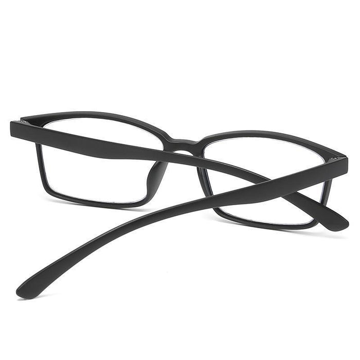 Läsglasögon +1,0 - + 4,0 svart fyrkantig båge