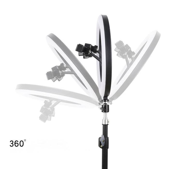 Selfie lampa LED RING stativ fjärr, - 220cm