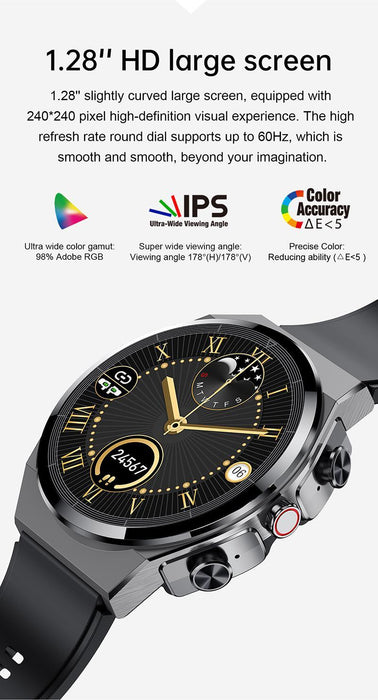 Smart watch / Träningsklocka JM08 Silver med extra armband