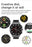 Smart watch / Träningsklocka JM08 Svart