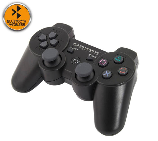 TRÅDLÖS SPELKONTROLL BLUETOOTH PS3 MARINE SVART