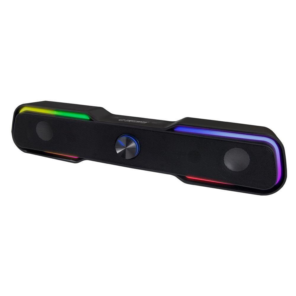 USB Soundbar / högtalare med RGB LED belysning EGS101