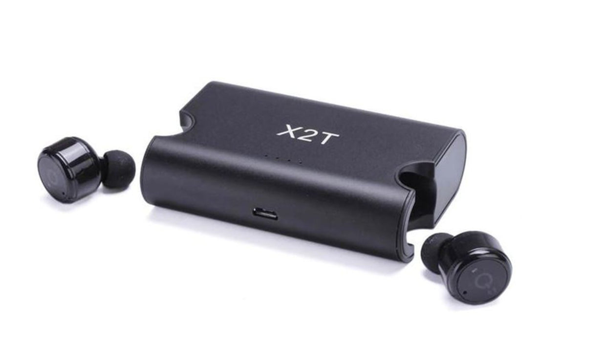 X2T True wireless bluetooth hörlurar med Powerbank